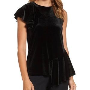 Halogen asymmetrical velvet tank